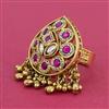 Antique Adjustable Ring With Gold Plating