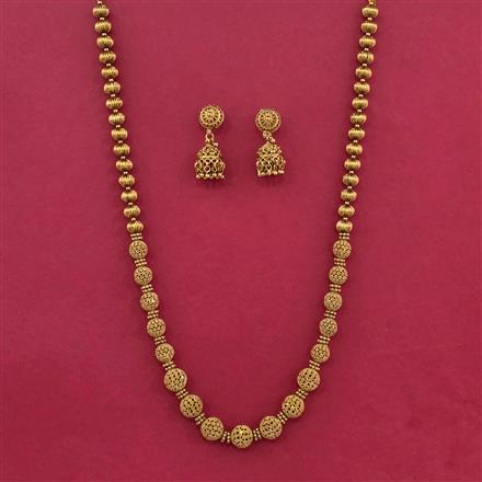 Antique Mala Necklace With Gold Plating