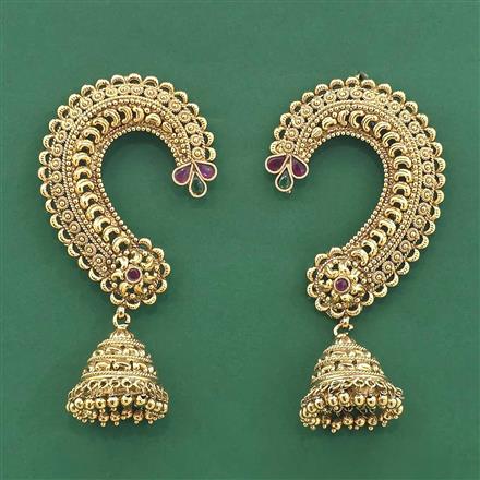 Antique Earcuff With Gold Plating