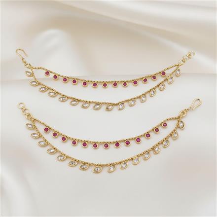 Antique Classic Ear Chain With Mehndi Plating