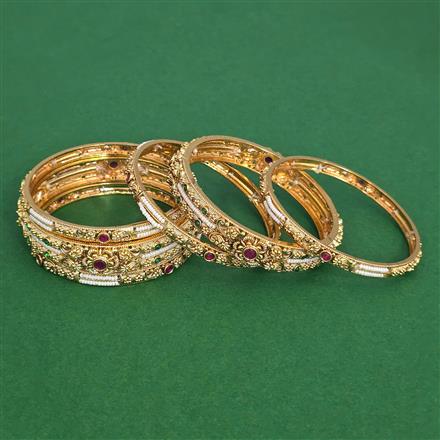 Antique Classic Bangles With Gold Plating