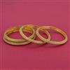 Antique Plain Gold Bangles With Gold Plating