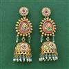 Antique Jhumki With Matte Gold Plating