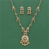 Antique Moti Pendant Set With Gold Plating