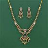 Antique Moti Necklace Set With Gold Plating
