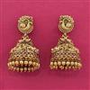 Antique Jhumki With Matte Gold Plating