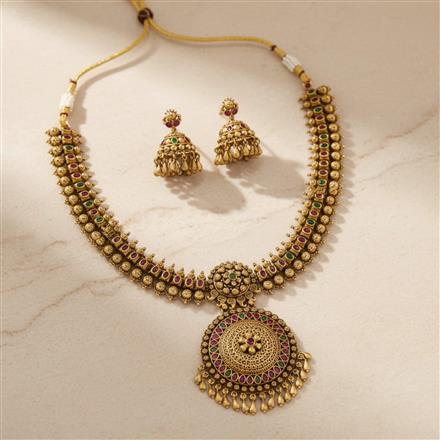 Antique Classic Necklace With Gold Plating