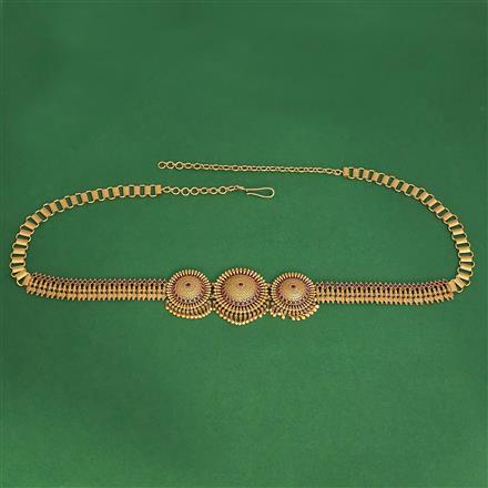 Antique Classic Belt With Matte Gold Plating