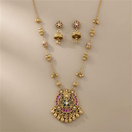 Antique Classic Pendant Set With Gold Plating
