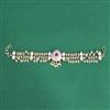 Antique Adjustable Bracelet With Mehndi Plating