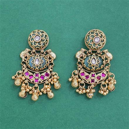 Antique Classic Earring With Gold Plating