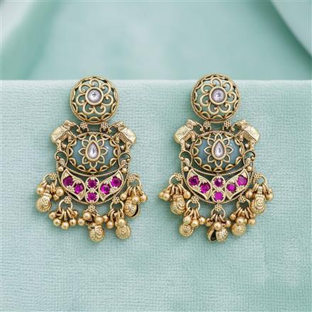 Antique Classic Earring With Gold Plating