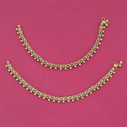 Antique Classic Payal With Gold Plating