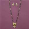 Antique Moti Mangalsutra With Matte Gold Plating