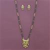 Antique Moti Mangalsutra With Matte Gold Plating