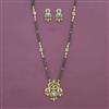 Antique Classic Mangalsutra With Matte Gold Plating
