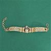 Antique Adjustable Bracelet With Gold Plating