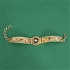 Antique Adjustable Bracelet With Gold Plating
