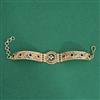 Antique Adjustable Bracelet With Gold Plating