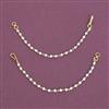 Antique Moti Ear Chain With Gold Plating