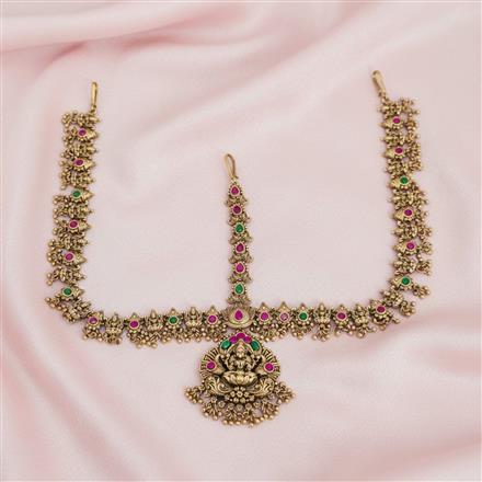 Antique Classic Damini With Matte Gold Plating