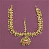 Antique Temple Damini With Matte Gold Plating