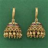 Antique Jhumki With Matte Gold Plating