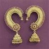 Antique Earcuff With Matte Gold Plating