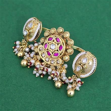 Antique Adjustable Ring With Gold Plating