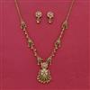 Antique Moti Pendant Set With Gold Plating