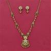 Antique Moti Pendant Set With Gold Plating