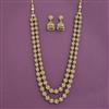 Antique Mala Necklace Set With Gold Plating
