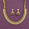 Antique Thushi Necklace Set With Gold Plating