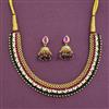 Antique Thushi Necklace Set With Gold Plating