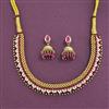 Antique Thushi Necklace Set With Gold Plating