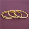 Antique Plain Gold Bangles With Gold Plating