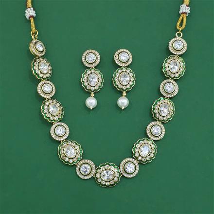 Antique Meenakari Necklace With Gold Plating