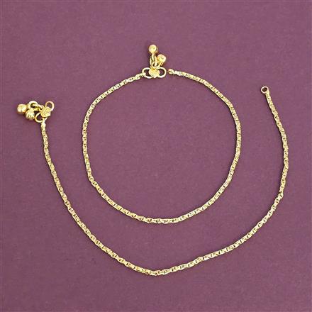 Antique Delicate Payal With Gold Plating