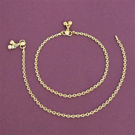 Antique Delicate Payal With Gold Plating