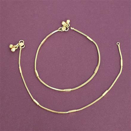 Antique Delicate Payal With Gold Plating