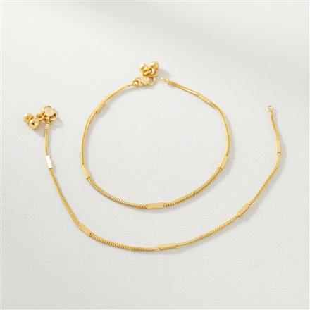 Antique Delicate Payal With Gold Plating