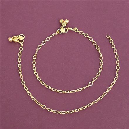 Antique Delicate Payal With Gold Plating