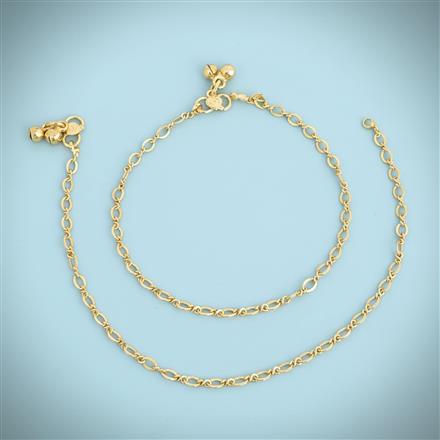 Antique Delicate Payal With Gold Plating