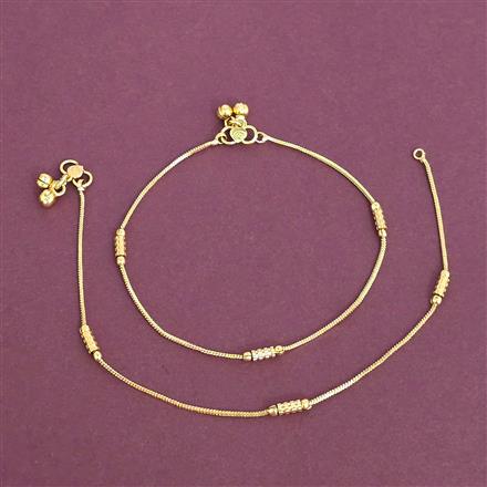 Antique Delicate Payal With Gold Plating