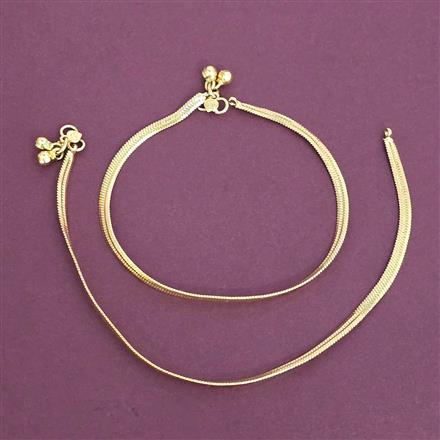 Antique Delicate Payal With Gold Plating