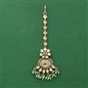 Antique Moti Tikka With Matte Gold Plating