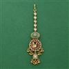 Antique Moti Tikka With Matte Gold Plating