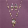 Antique Moti Pendant Set With Gold Plating