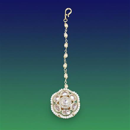 Antique Moti Bore With Gold Plating