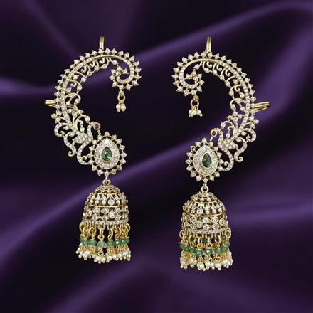 Antique Earcuff With Gold Plating